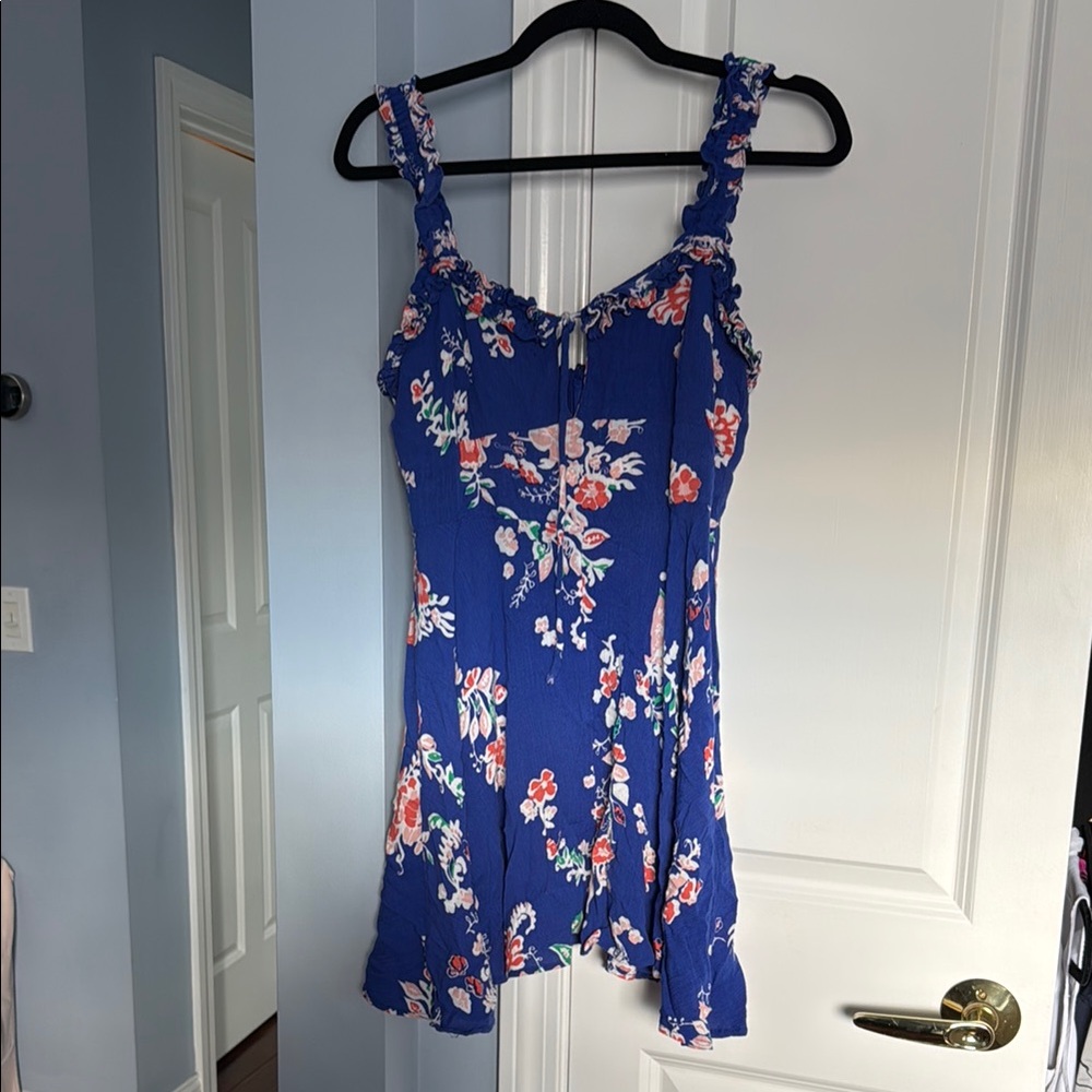 Floral Blue Dress